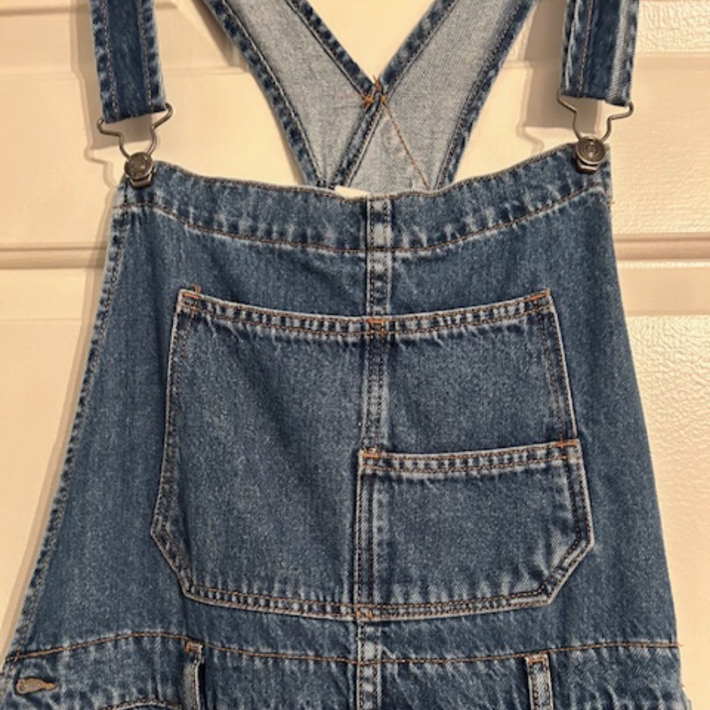 We The Free Blue Denim Ziggy Overalls Jumpsuit - Picture 4 of 10